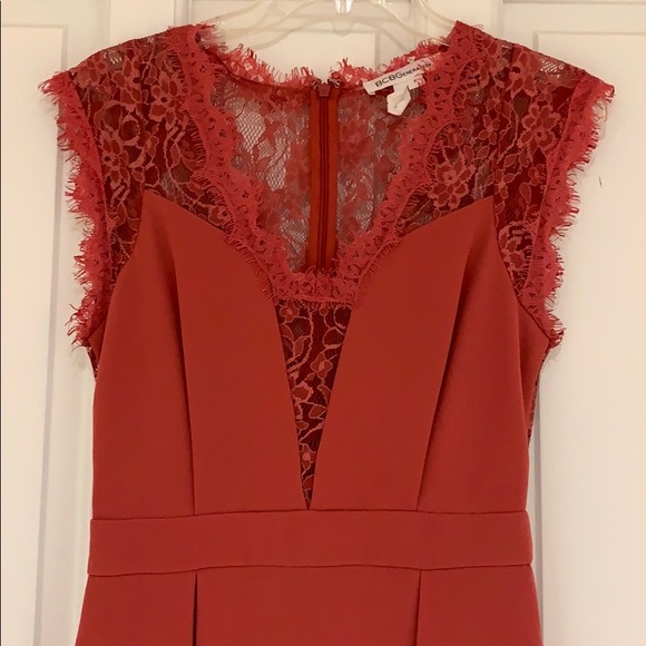 BCBGeneration Dresses & Skirts - BCBGeneration lace dress, dusty rose pink